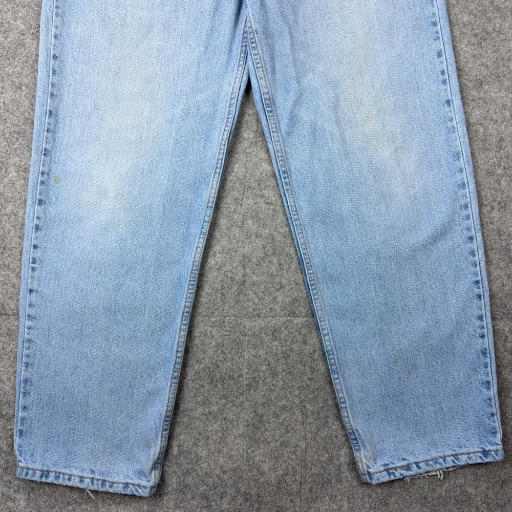 VTG Levi's Jeans Mens 34x30 Light Wash 550 Relaxed Fit‎ Tapered Leg Denim 90s